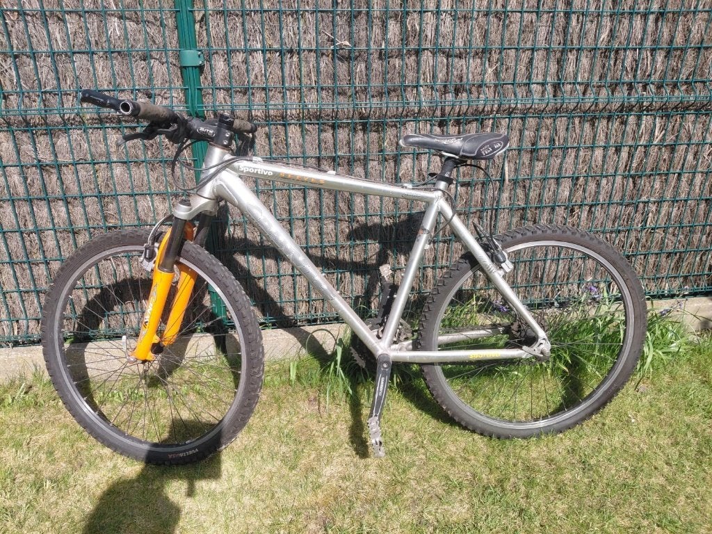 Mountainbike fiets, Gebruikt, Velgrem, Versnellingen, Ophalen
