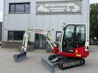Takeuchi TB230 Bj18 3200u 2.8T Minigraver Minikraan, Zakelijke goederen, Ophalen, Graafmachine