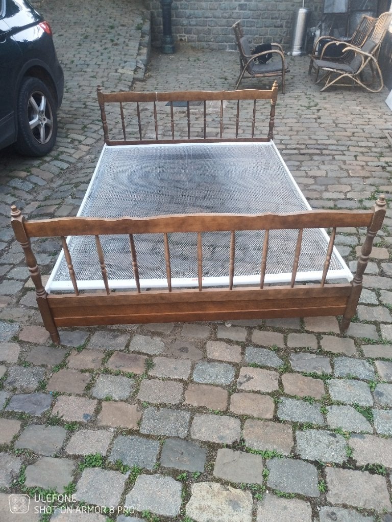 Bed, Ophalen, Overige materialen, Gebruikt, Tweepersoons
