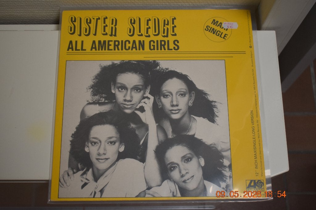 LP : Sister Sledge - All American Girls (Maxi Single), Cd's en Dvd's, Vinyl | Overige Vinyl, Beschermende buitenhoes, Ophalen of Verzenden