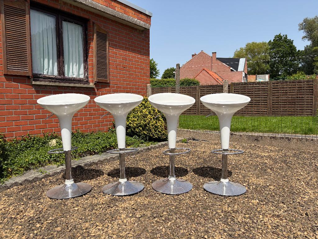barkrukken, Huis en Inrichting, Barkrukken, Ophalen, Gebruikt, Met voetsteun, 90 cm of meer