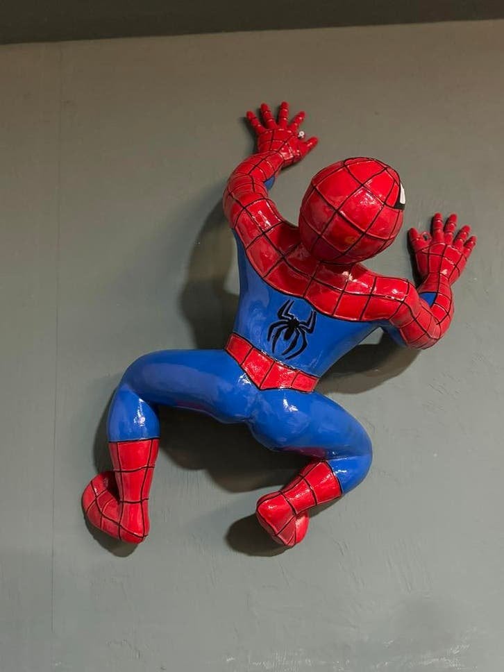 Klimmend Spiderman Beeld Muur Decoratie