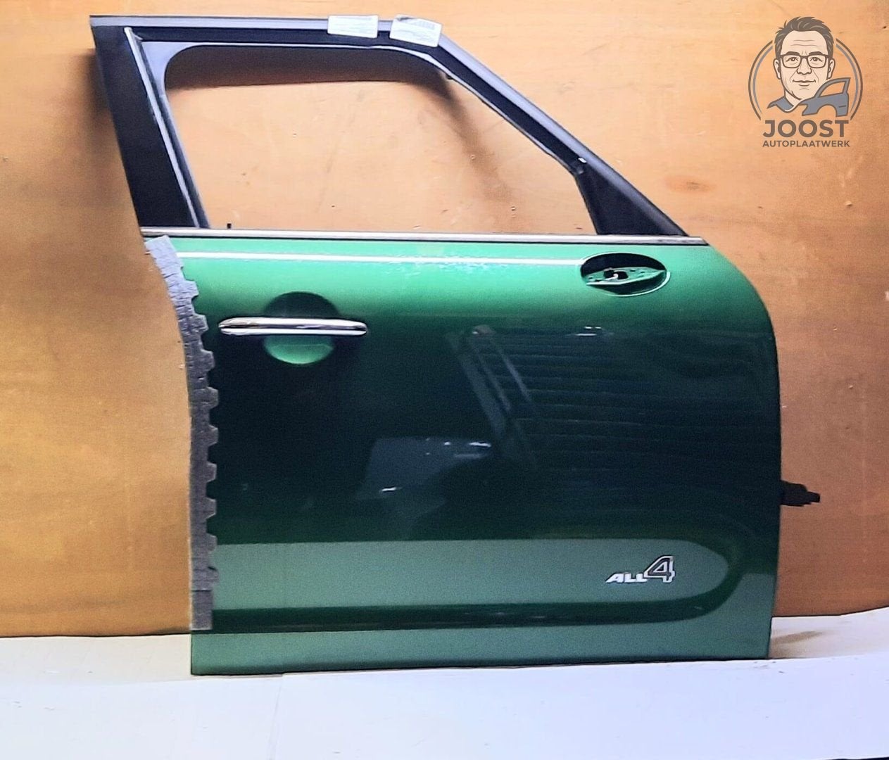 Portier deur rechtsv. Mini Countryman F60 Britisch Green C3B, Gebruikt, -, Deur, Ophalen of Verzenden