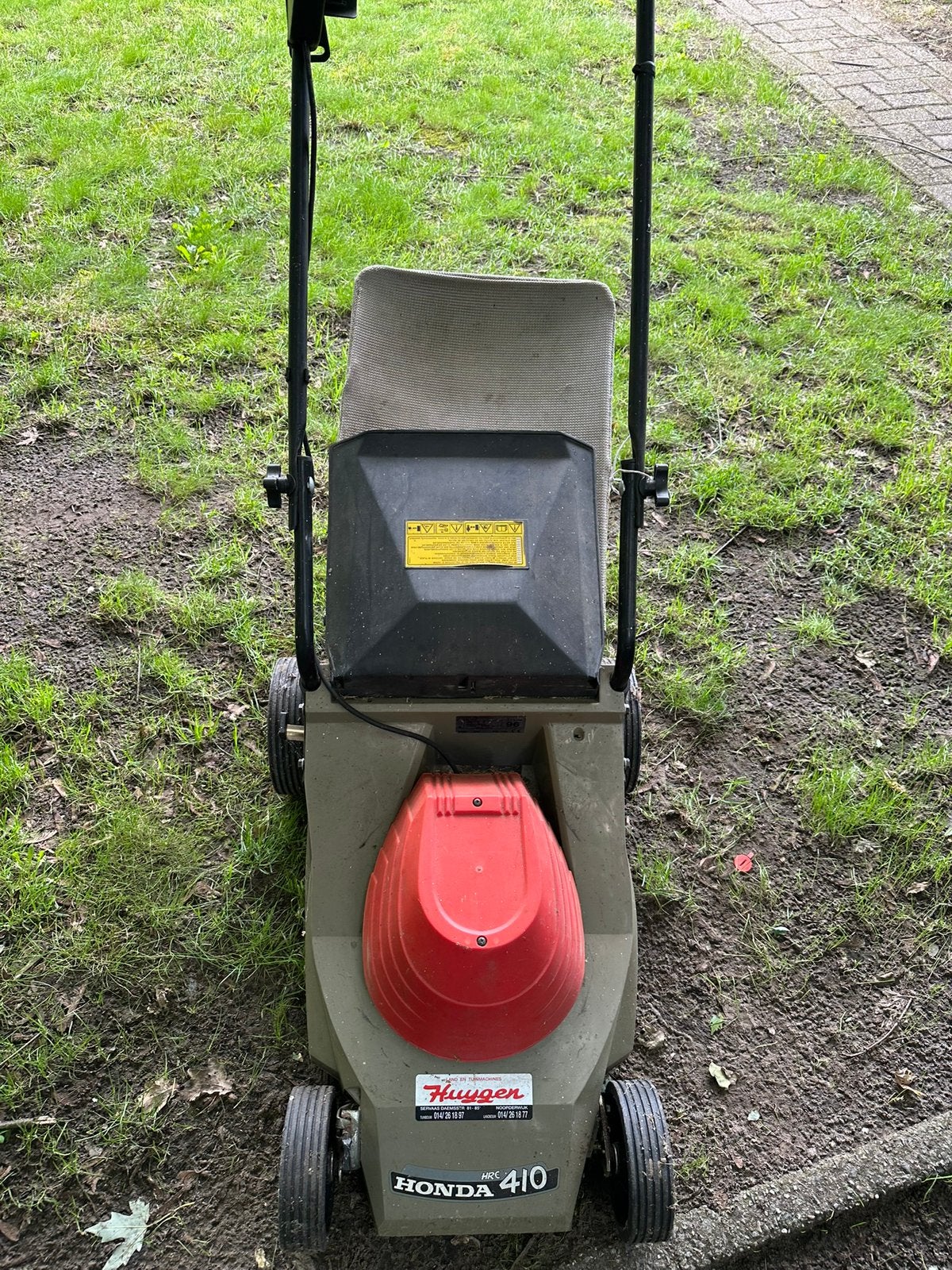 Elektrische grasmaaier Honda, Tuin en Terras, Grasmaaiers, Ophalen, Zo goed als nieuw, Elektrische grasmaaier