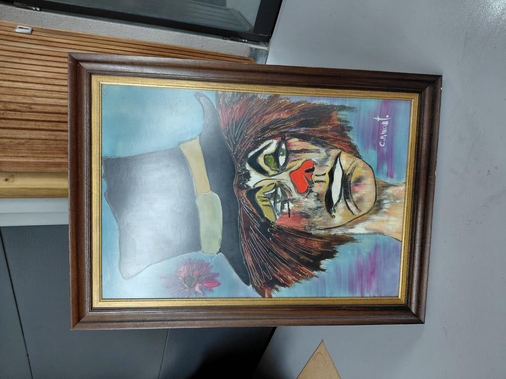 Schilderij 65cm op 85cm, Antiek en Kunst, Ophalen