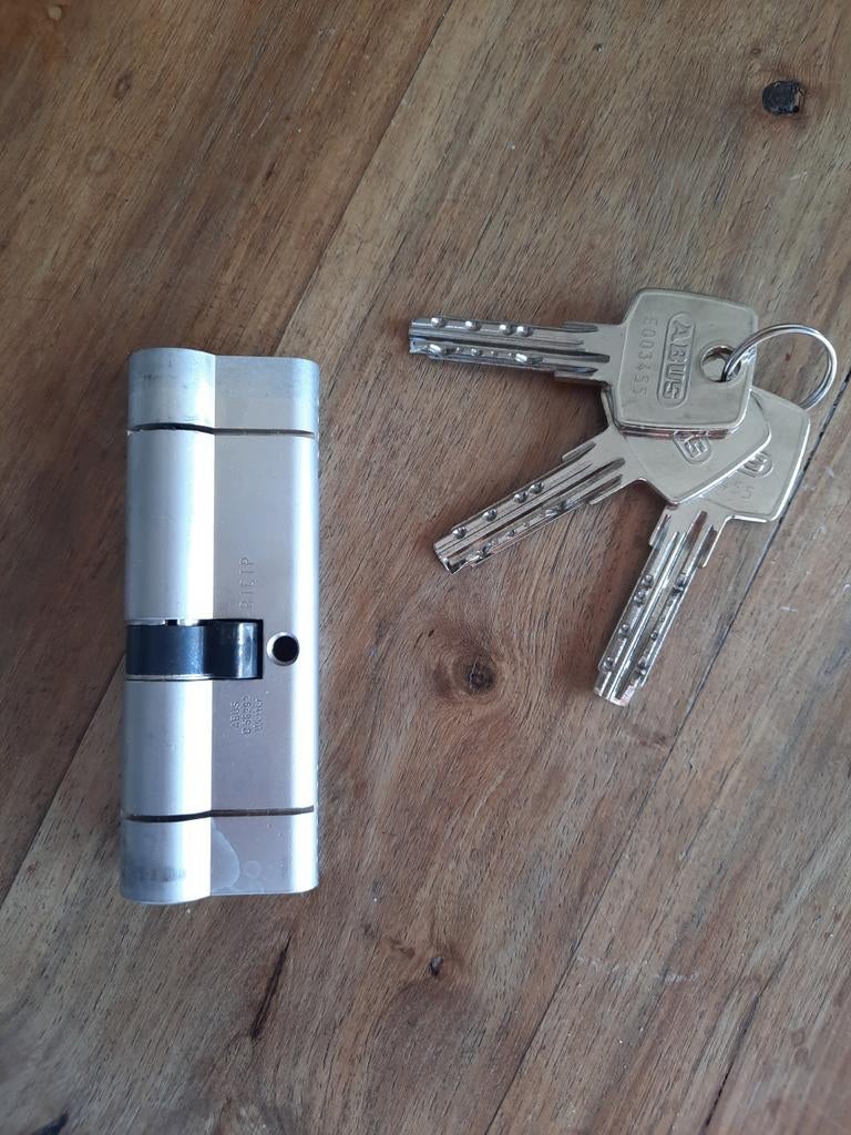 ABUS slot + 3 sleutels, Ophalen