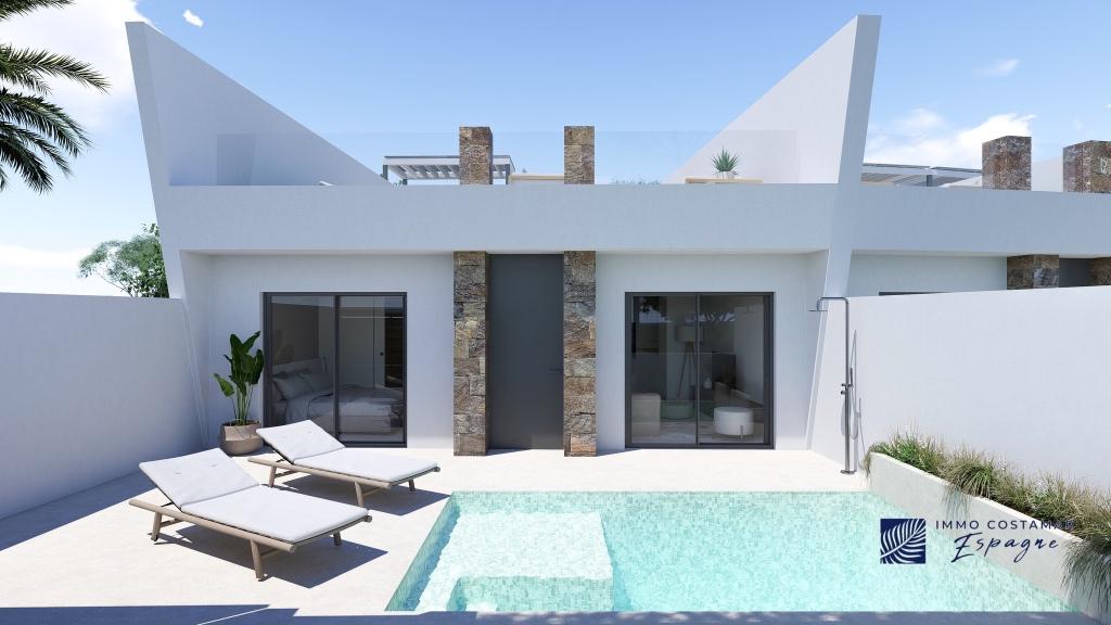villa neuve a vendre en espagne, Village, Maison d'habitation, 65 m², 2 pièces