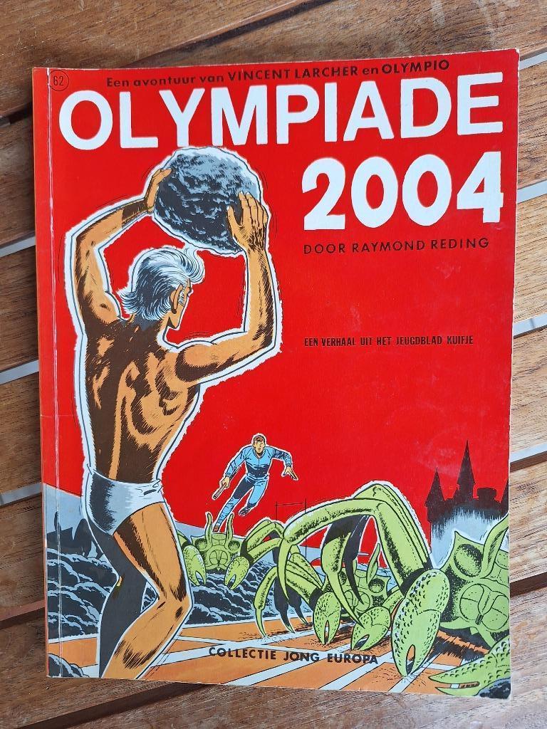 Strip Vincent Larcher - Olympiade 2004. Eerste uitgave 1969., Livres, Une BD, Enlèvement ou Envoi, Utilisé