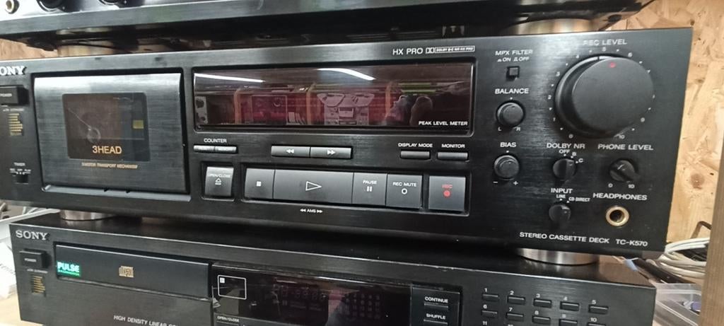 Deck cassettes 3 têtes 3 moteurs, TV, Hi-fi & Vidéo, Decks cassettes, Sony, Enlèvement