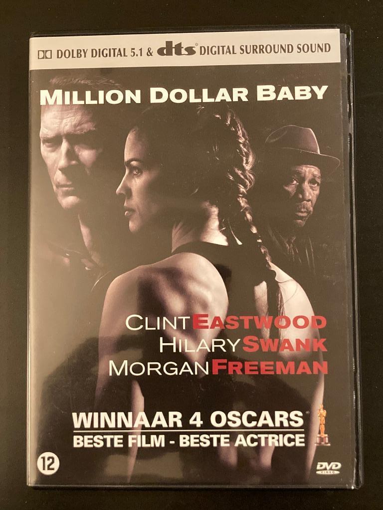 DVD " MILLION DOLLAR BABY " Clint Eastwood - Morgan Freeman, Vanaf 12 jaar, Verzenden, Zo goed als nieuw