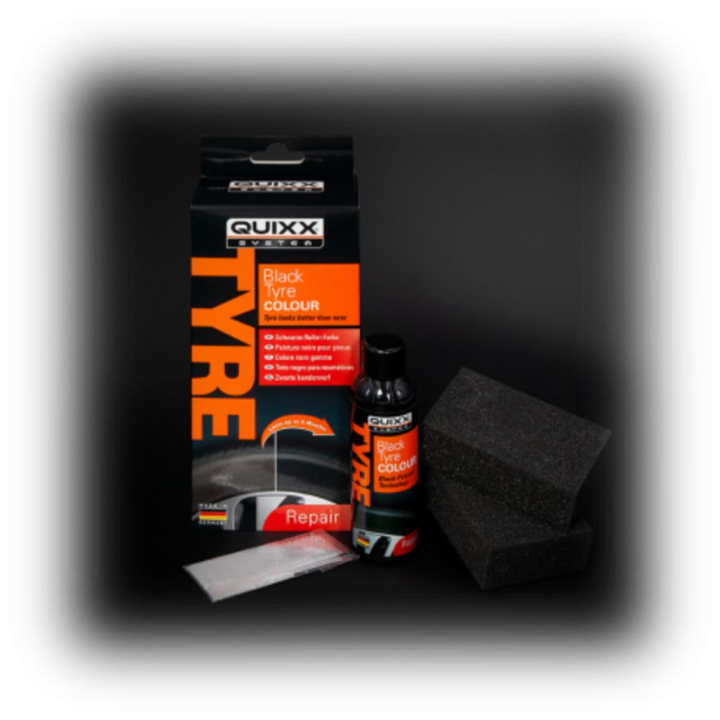 KIT DE PEINTURE NOIR POUR PNEUS - QUIXX, Enlèvement