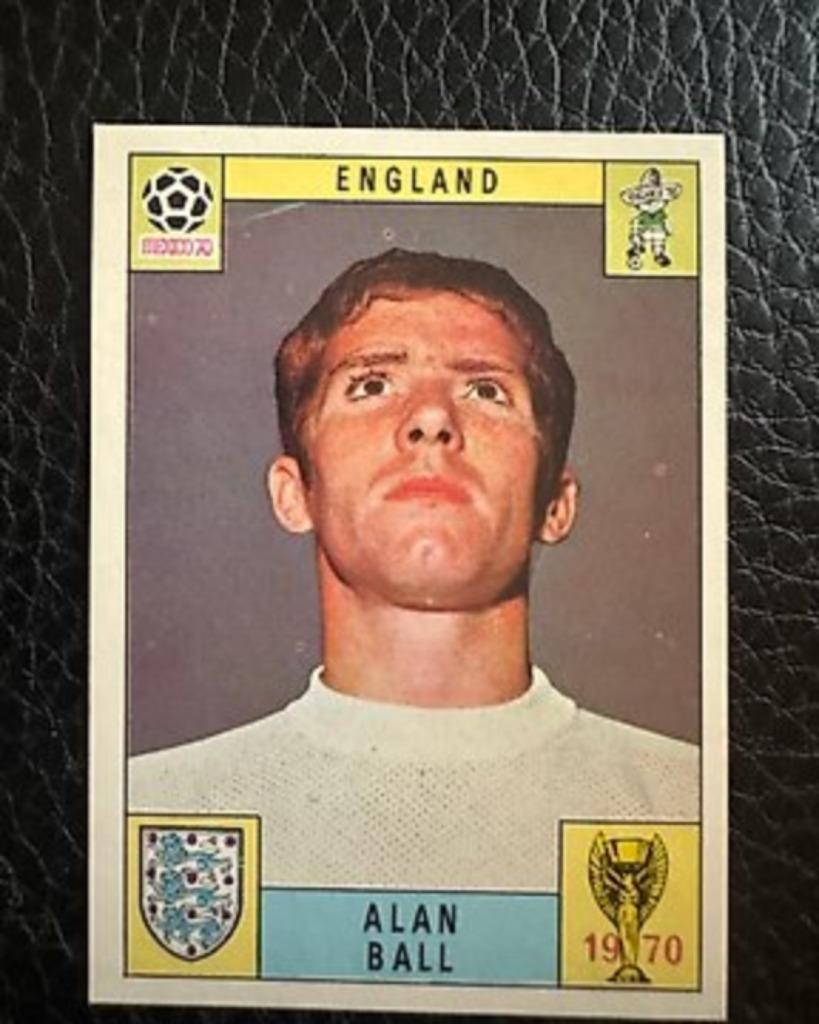 Panini voetbal kaart WORLD CUP MEXICO 1970  BALL ENGLAND, Verzenden, Zo goed als nieuw