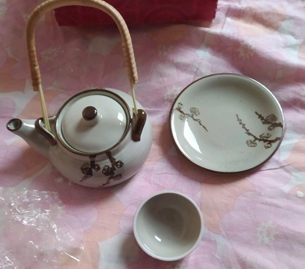 Chinees theesetje, nooit uit gedronken, Huis en Inrichting, Ophalen of Verzenden