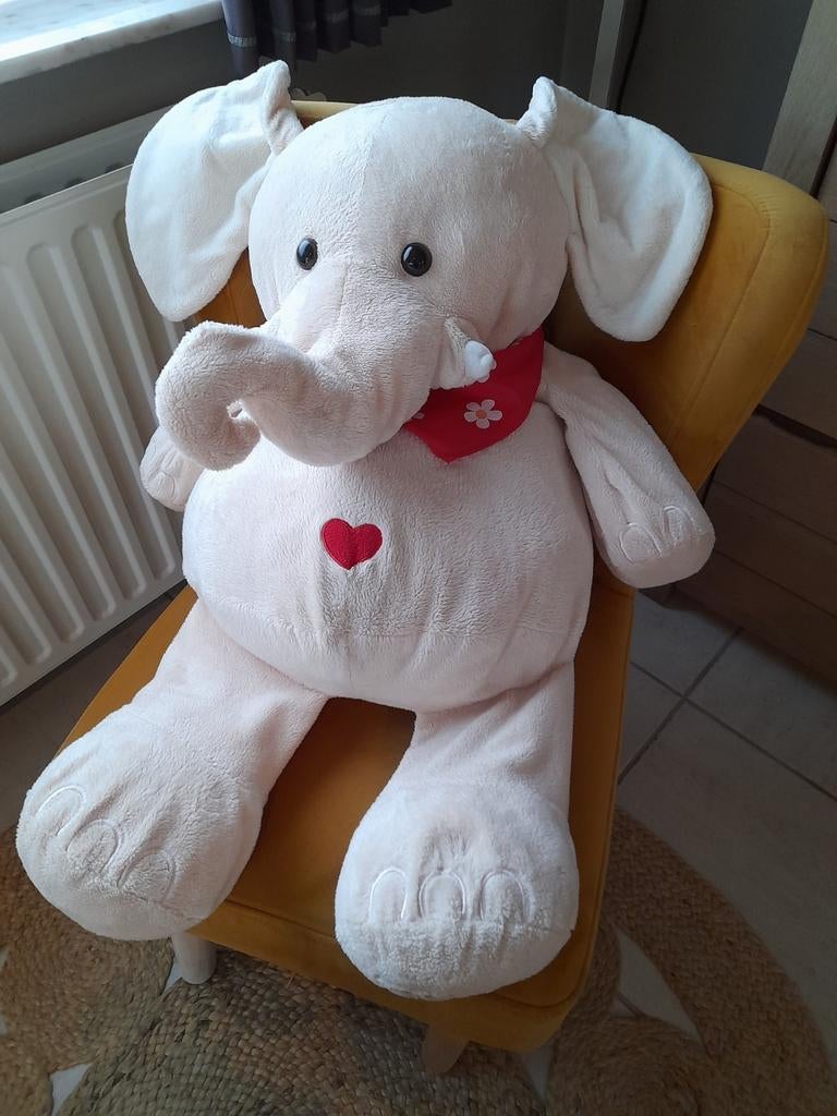 Grote knuffel olifant, Ophalen, Gebruikt