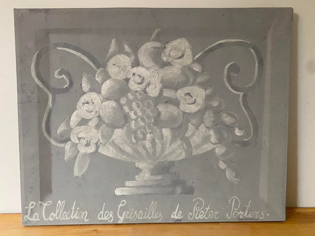 Schiderijtje Pieter Porters op doek, Ophalen