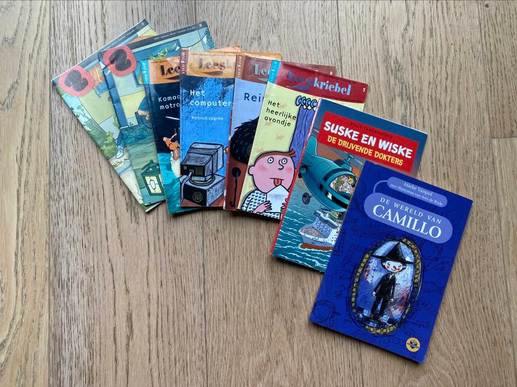 8 leesboeken voor kinderen van rond de 8 jaar, Ophalen of Verzenden, Gelezen