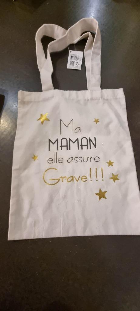 Sac en lin, pour une SUPER MAMAN, Envoi, Neuf, Beige, Autres types