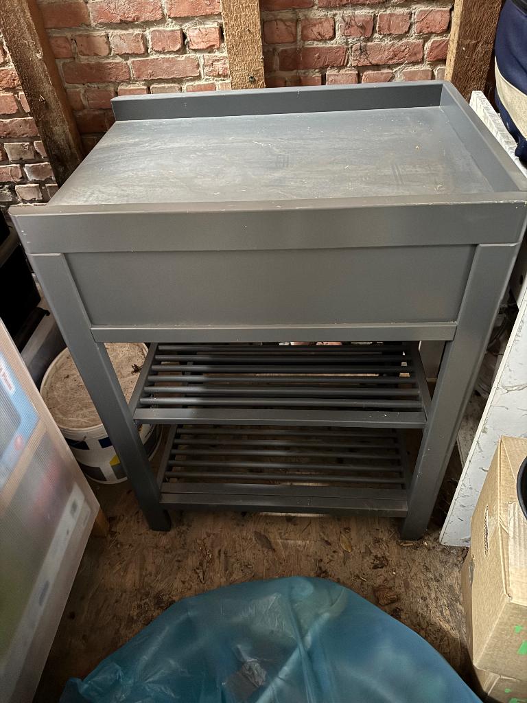 Verluier tafel / ververstafel met schuif, Ophalen, Gebruikt, Overige typen