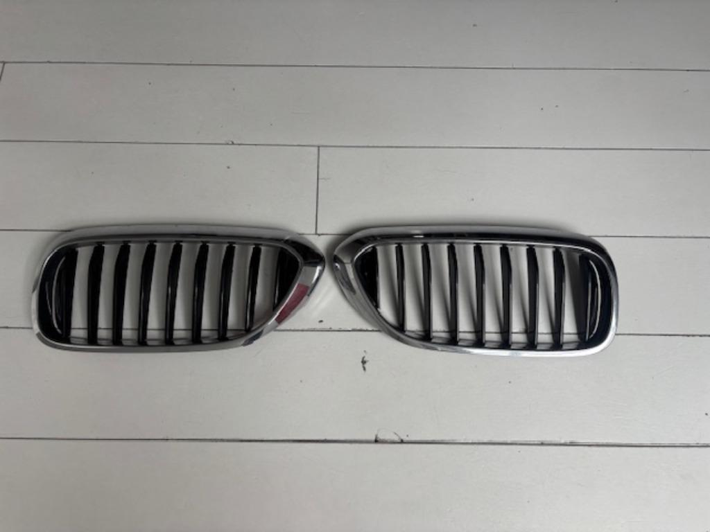 BMW Grilldeelset Hoogglans zwart + Chroom, Ophalen, Gebruikt, Voor, BMW