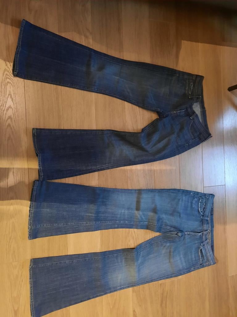 Set van 2 jeans dames seven jerome dahan, Kleding | Dames, Blauw, Ophalen of Verzenden, Zo goed als nieuw, W28 - W29 (confectie 36)