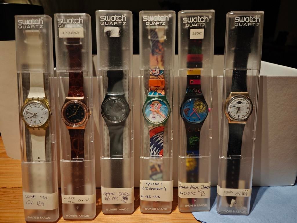 Verzameling SWATCH, Enlèvement