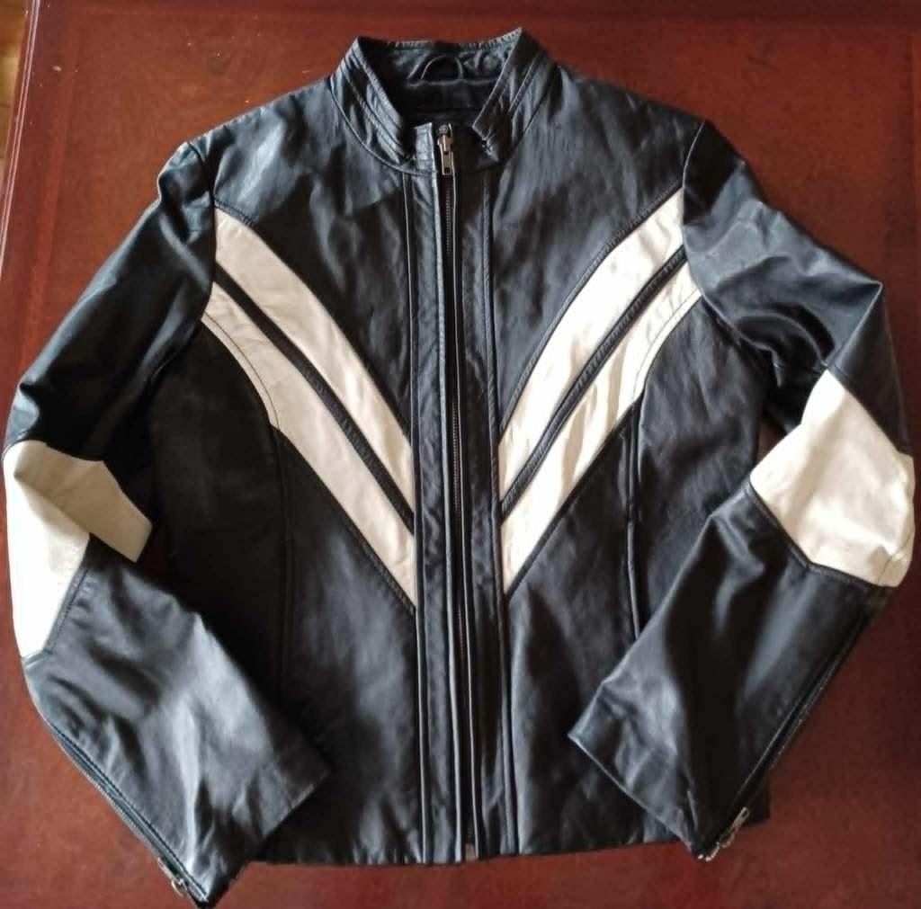 Veste blouson en cuir Naf Naf, Vêtements | Femmes, Vestes & Costumes, Enlèvement ou Envoi, Comme neuf
