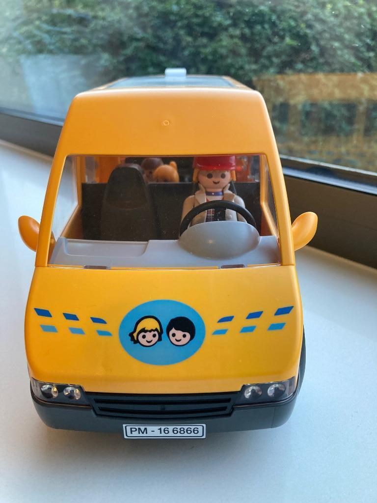Schoolbus Playmobil, Kinderen en Baby's, Speelgoed | Playmobil, Ophalen of Verzenden, Zo goed als nieuw, Complete set