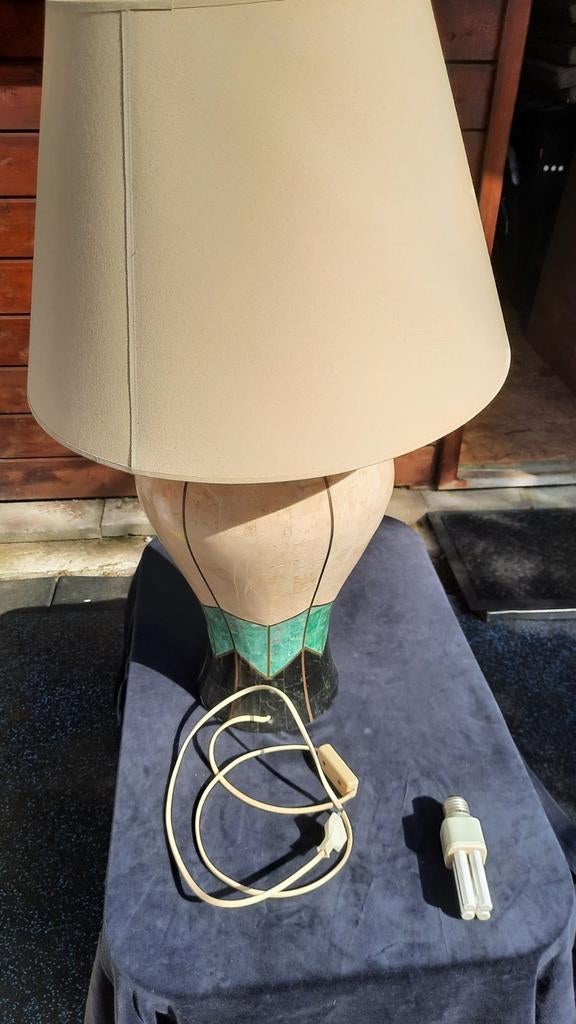 staande lamp +2 kappen, Ophalen, Gebruikt