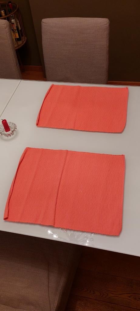 6 sets de table tissu rayures Ikea, Enlèvement ou Envoi, Comme neuf