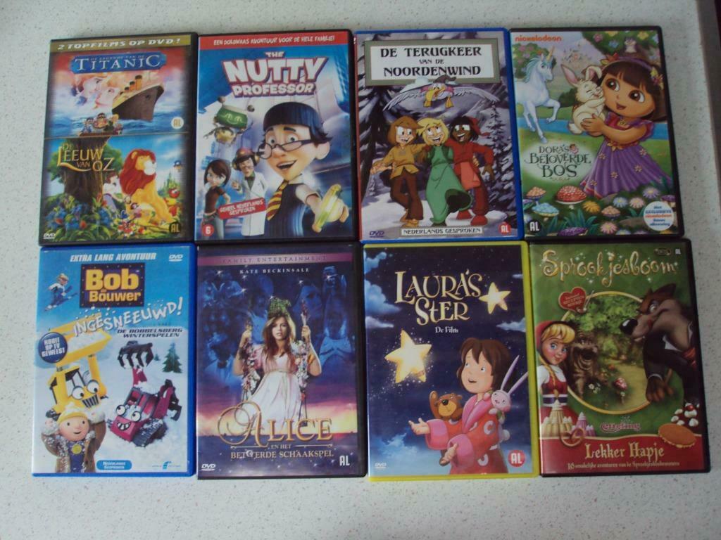 8 Kinder DVD's in prima staat! deel 4, Vanaf 6 jaar, Ophalen of Verzenden