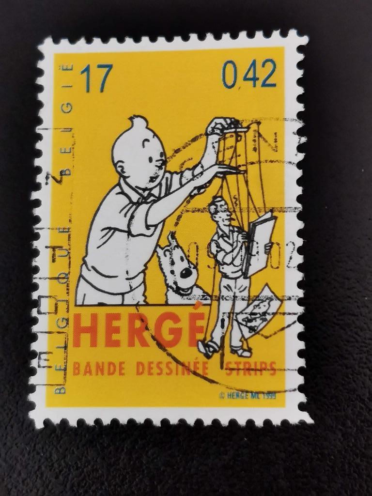Belgie 1999 - 20e eeuw - Kuifje, Postzegels en Munten, Ophalen of Verzenden, Gestempeld