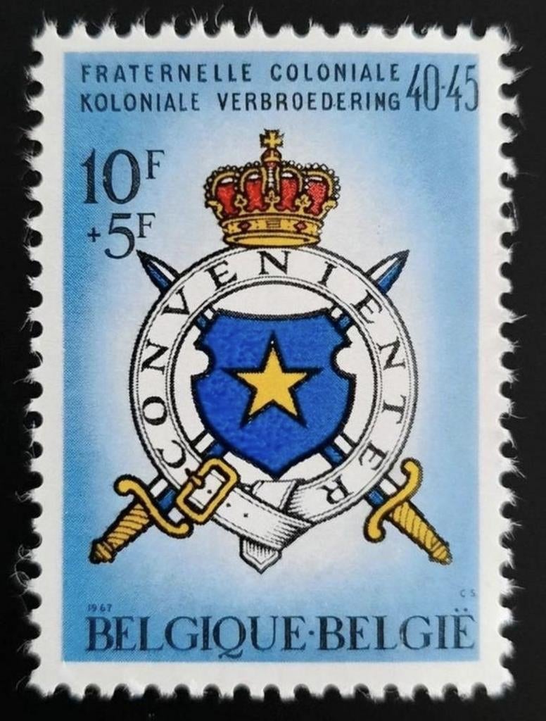 Belgique : COB 1421 ** Fraternelle Coloniale 1967., Sans timbre, Neuf, Enlèvement ou Envoi, Non oblitéré