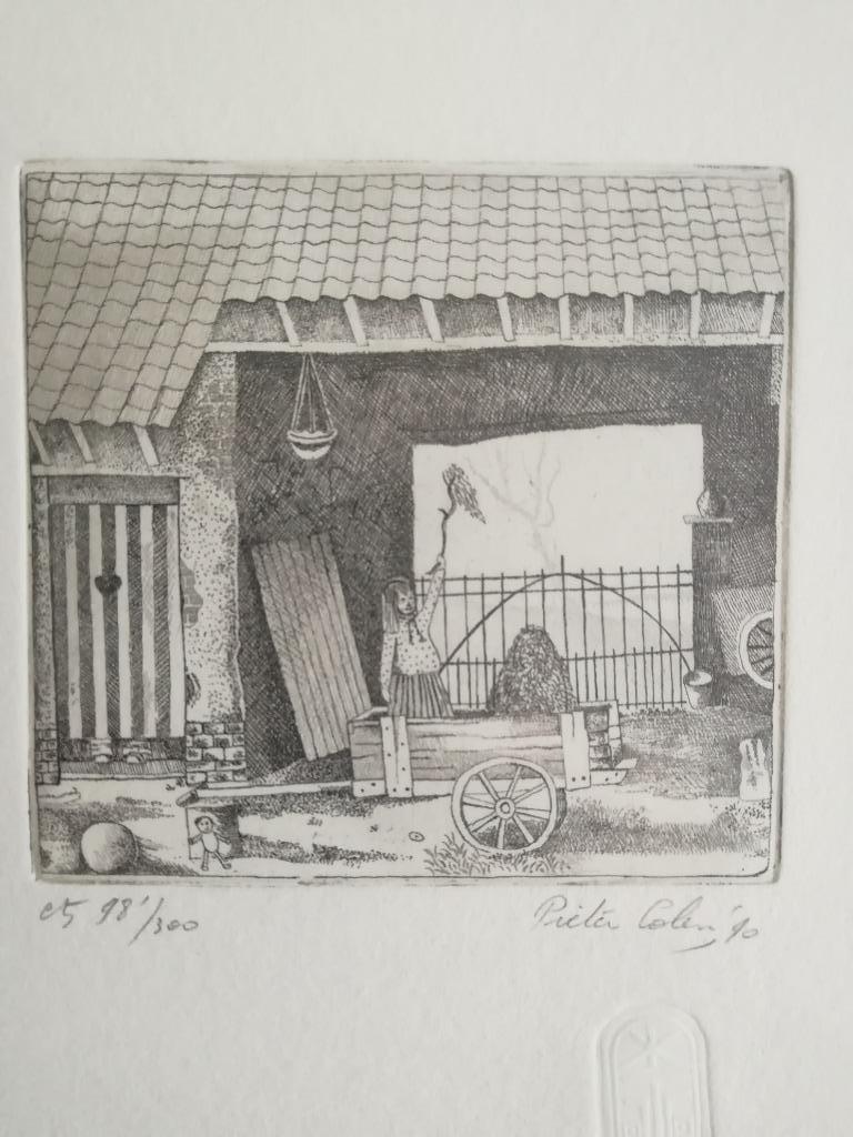 Pieter Colen Etsen (Boerderij zichten), Ophalen of Verzenden