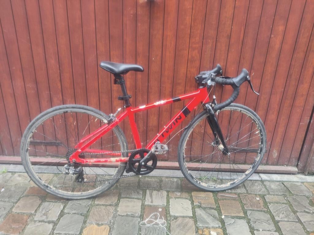 Vélo de course rouge Triban pour enfant, Enlèvement, 26 pouces