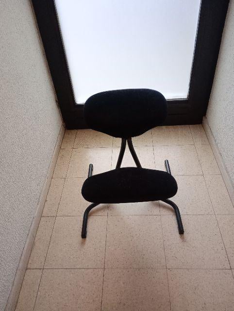 Ergonomische kniestoel, Maison & Meubles, Chaises de bureau, Comme neuf, Chaise de bureau, Noir, Ergonomique, Enlèvement
