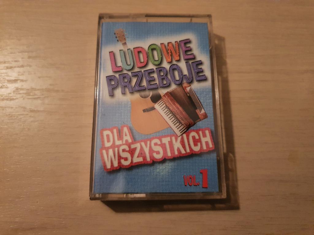 k7 audio Ludowe Przeboje Dla Wszystkich Vol. 1, CD & DVD, Cassettes audio, Comme neuf, Originale, 1 cassette audio, Enlèvement ou Envoi