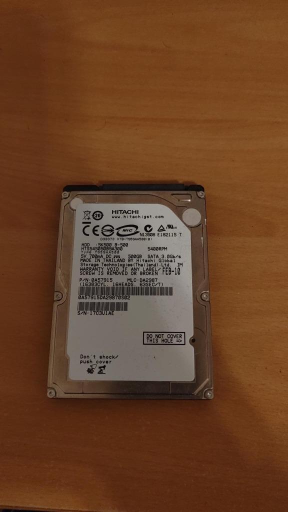 plusieurs HDD 500Go, Informatique & Logiciels, Enlèvement ou Envoi, Interne, Utilisé, 500Go