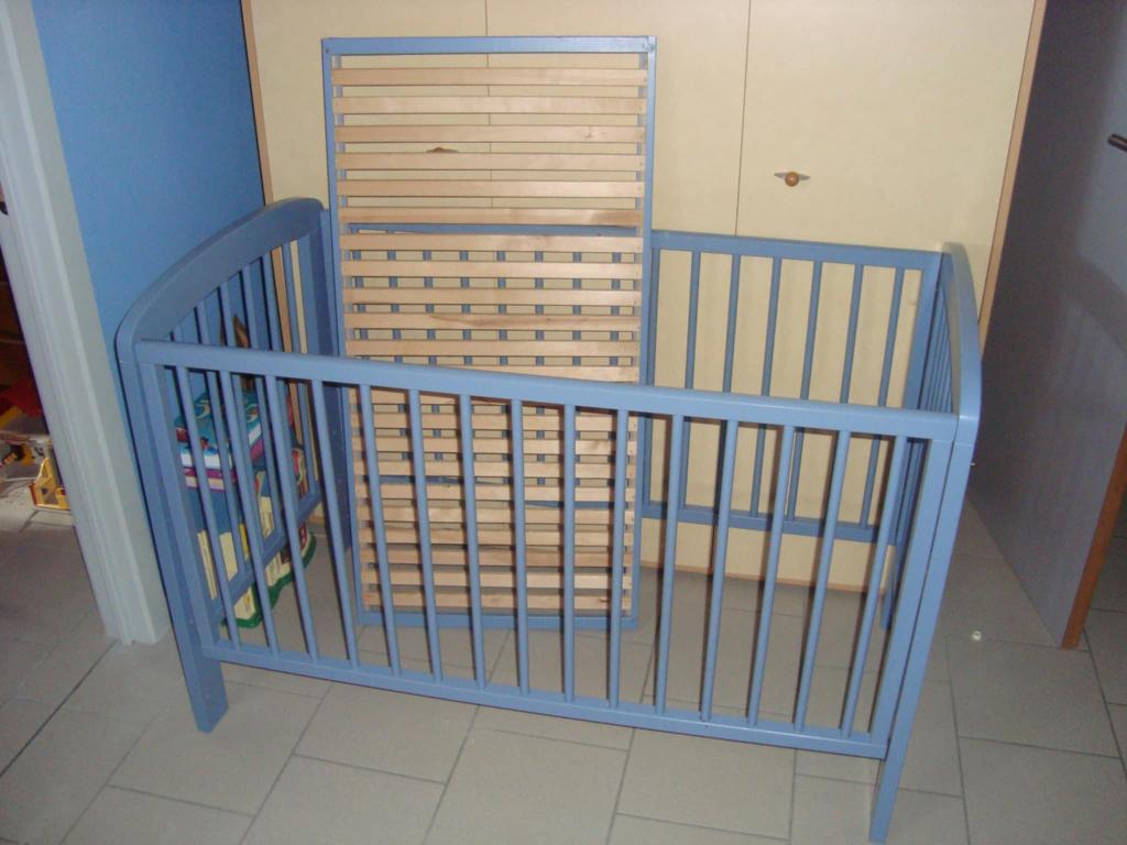 Lit cage bébé, Enfants & Bébés, Moins de 70 cm, Comme neuf, Sommier à lattes, Enlèvement