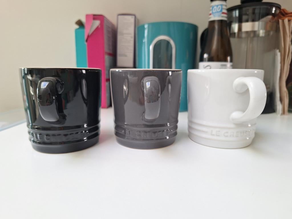 Set Le Creuset 3 sachets de café 200 ml, Enlèvement ou Envoi, Neuf, Poterie, Tasse(s) et/ou soucoupe(s)
