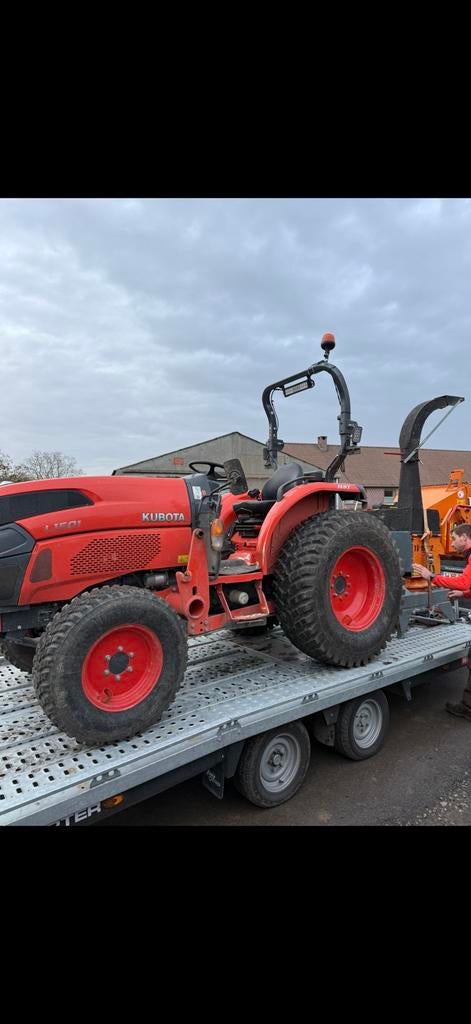 Tracteur kubota, Enlèvement