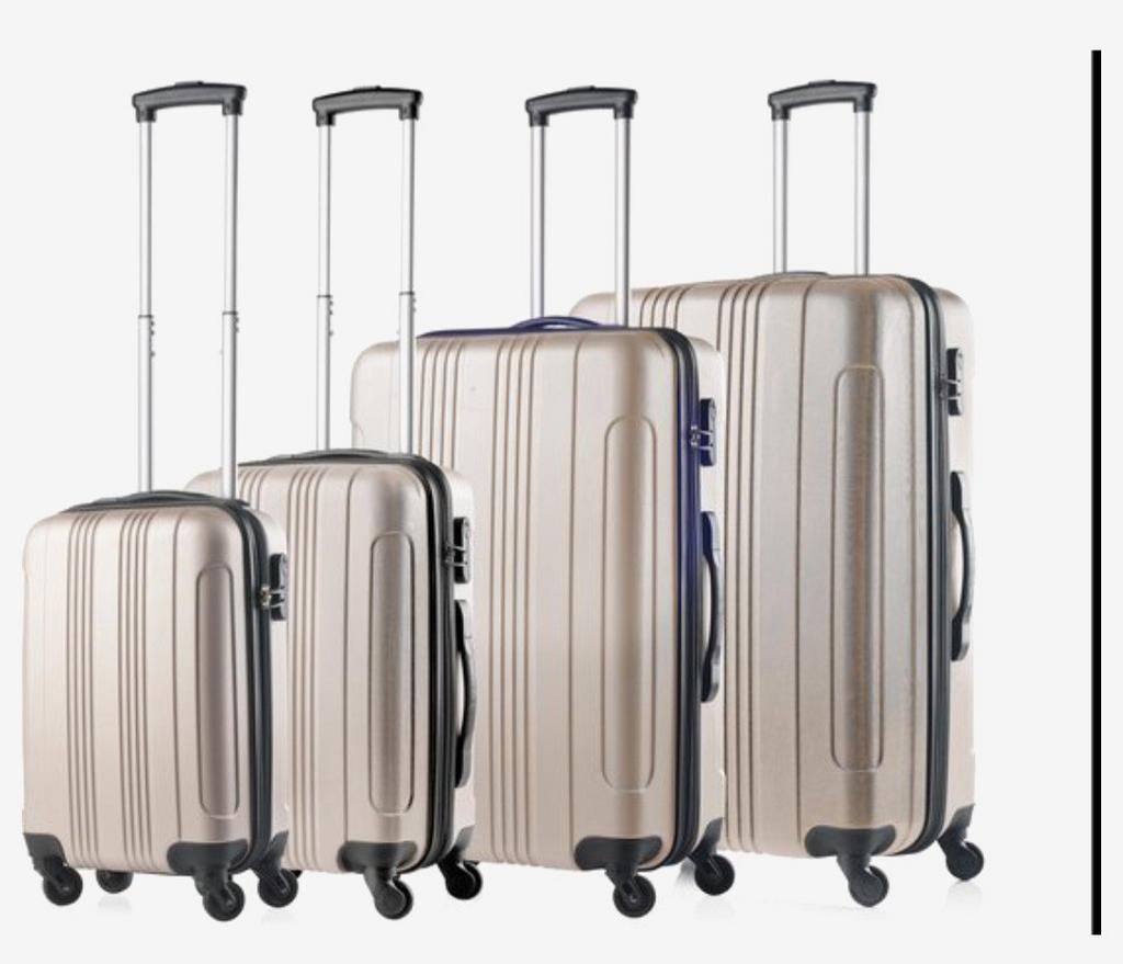 Nieuwe 4 delige koffersets, Handtassen en Accessoires, Ophalen of Verzenden, Nieuw