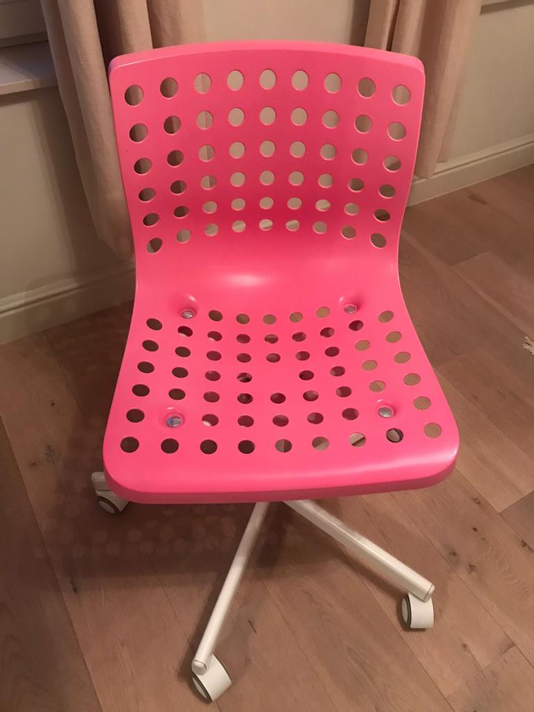 chaise de bureau, Enlèvement, Neuf, Rose, Chaise de bureau