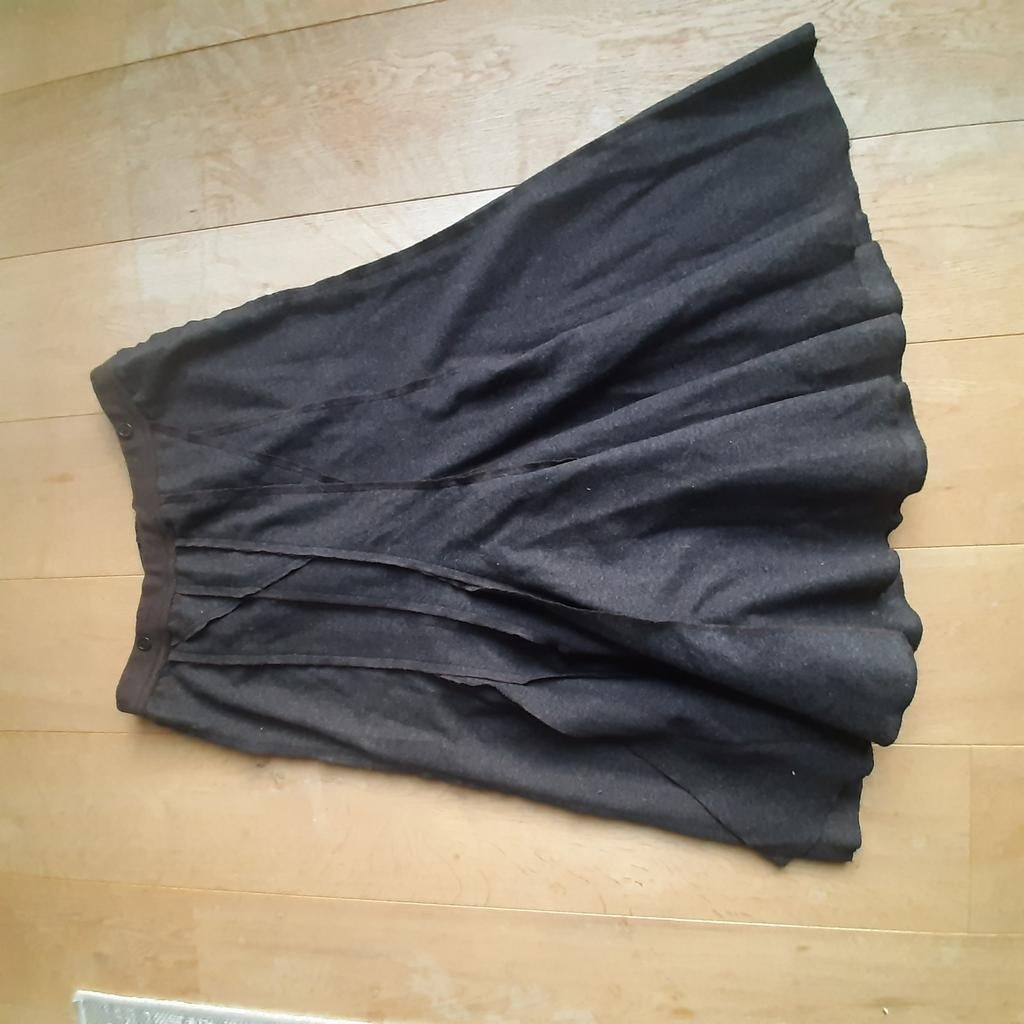 superbe Jupe SONIA RYKIEL T42, Taille 42/44 (L), Brun, Sonia Rykiel, Sous le genou