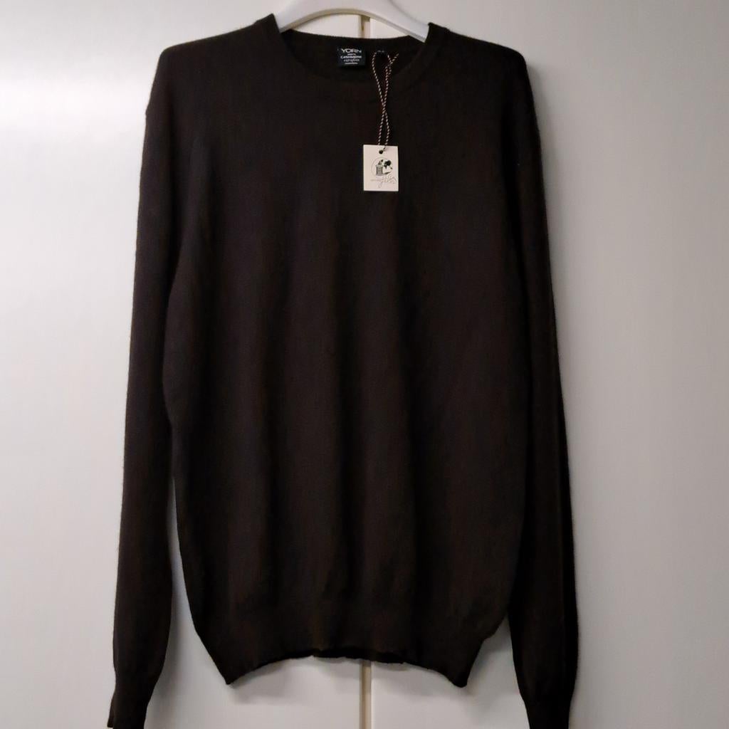 100 % cashmere herentrui maat 52 Nieuw, Kleding | Heren, Maat 52/54 (L), Bruin, Nieuw, Ophalen of Verzenden