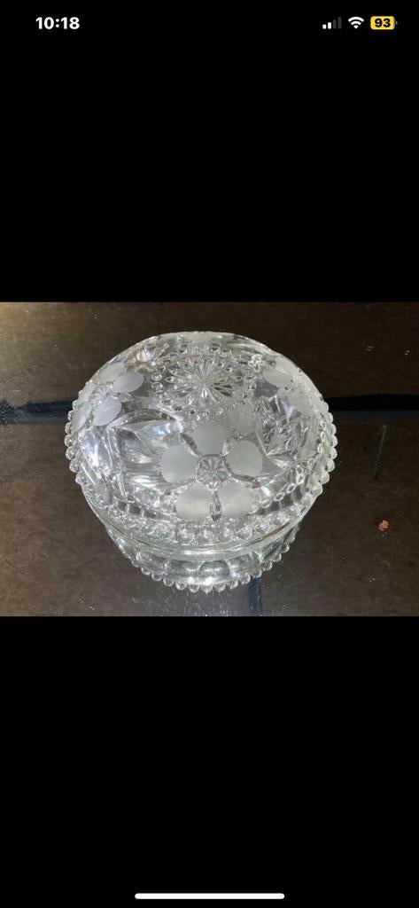 Plat cristal, Antiquités & Art