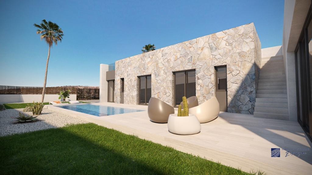 villa au bord du golf a vendre en espagne, Immo, Dorp, Spanje, Woonhuis, 3 kamers