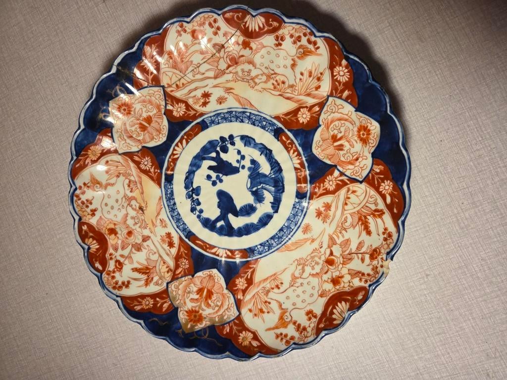 Japans Imari bord., Ophalen of Verzenden