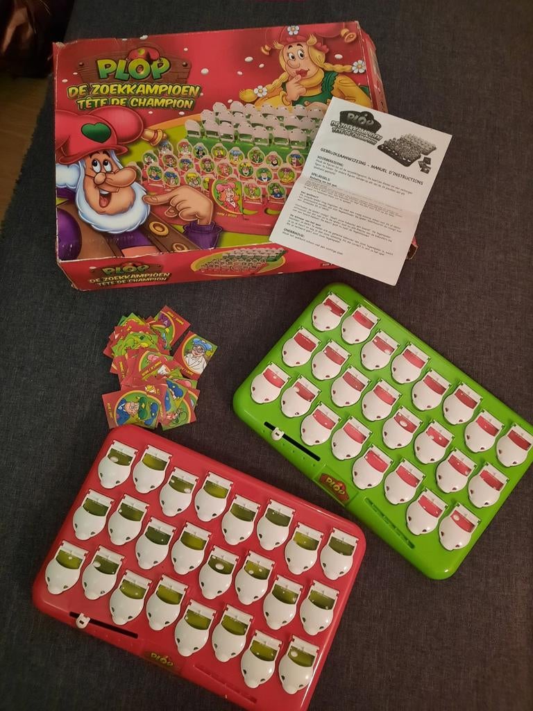 Plop de zoekkampioen, Hobby en Vrije tijd, Een of twee spelers, Ophalen, Gebruikt