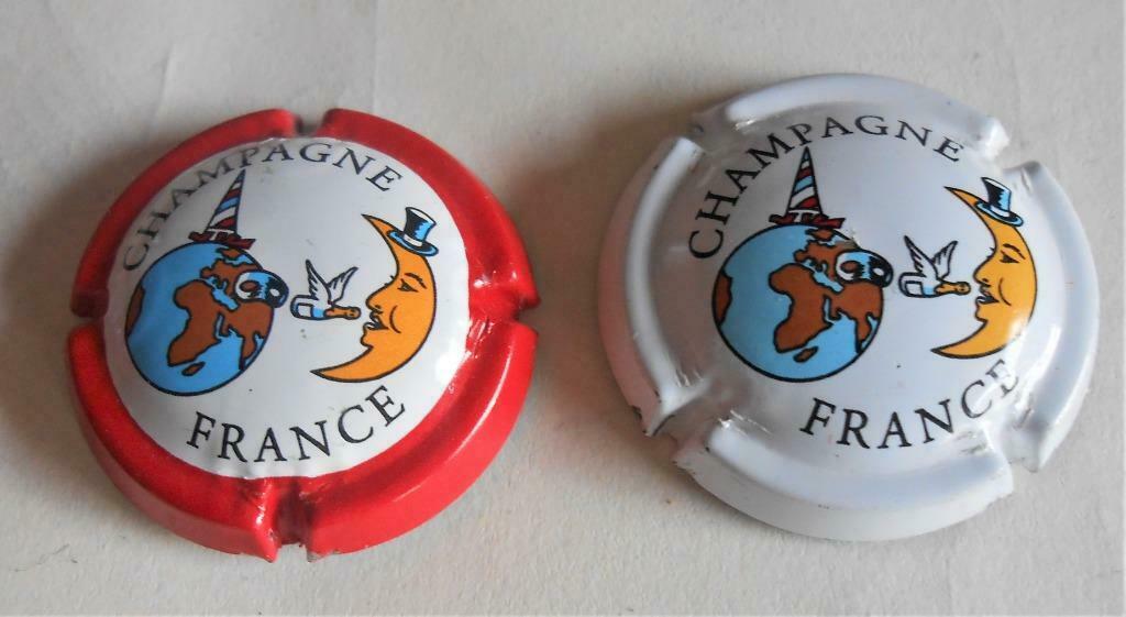 2 champagne capsules - Frankrijk, Ophalen of Verzenden, Gebruikt