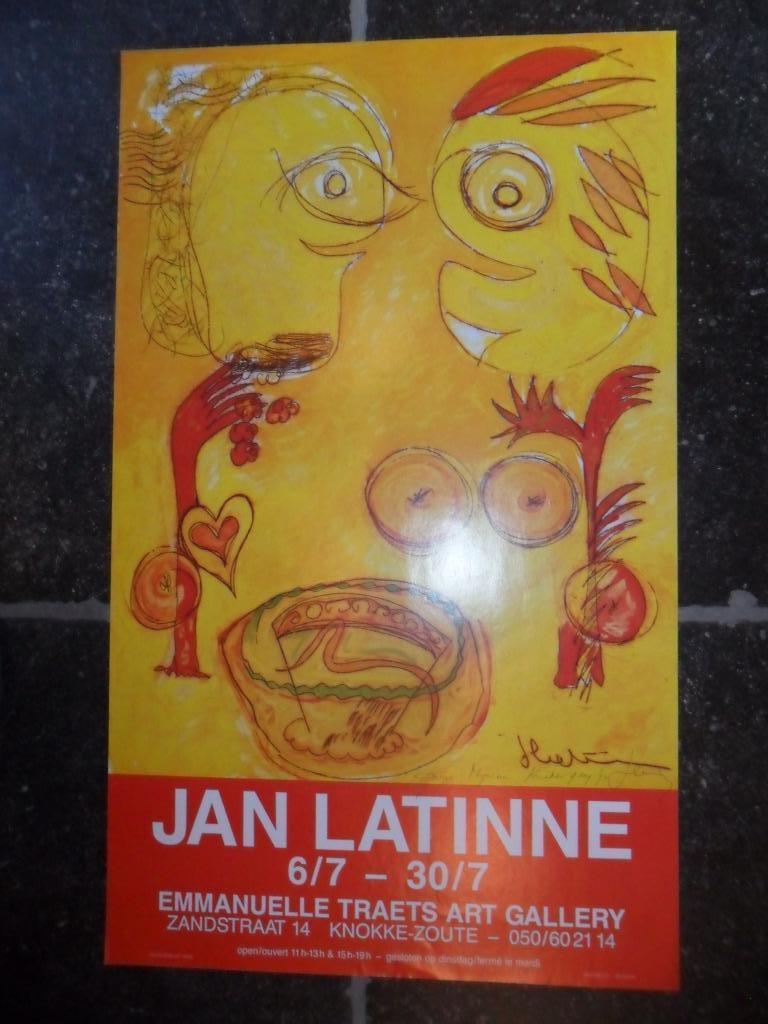 Affiche van Jan Latinne uit 1936, Ophalen of Verzenden